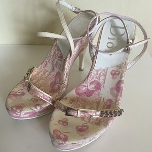 Dior Monogram Pink Sandals